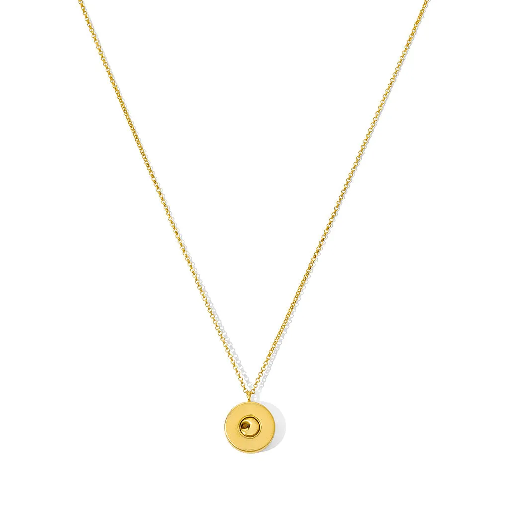 Shell Casing Pendant Necklace by SLATE   SALT