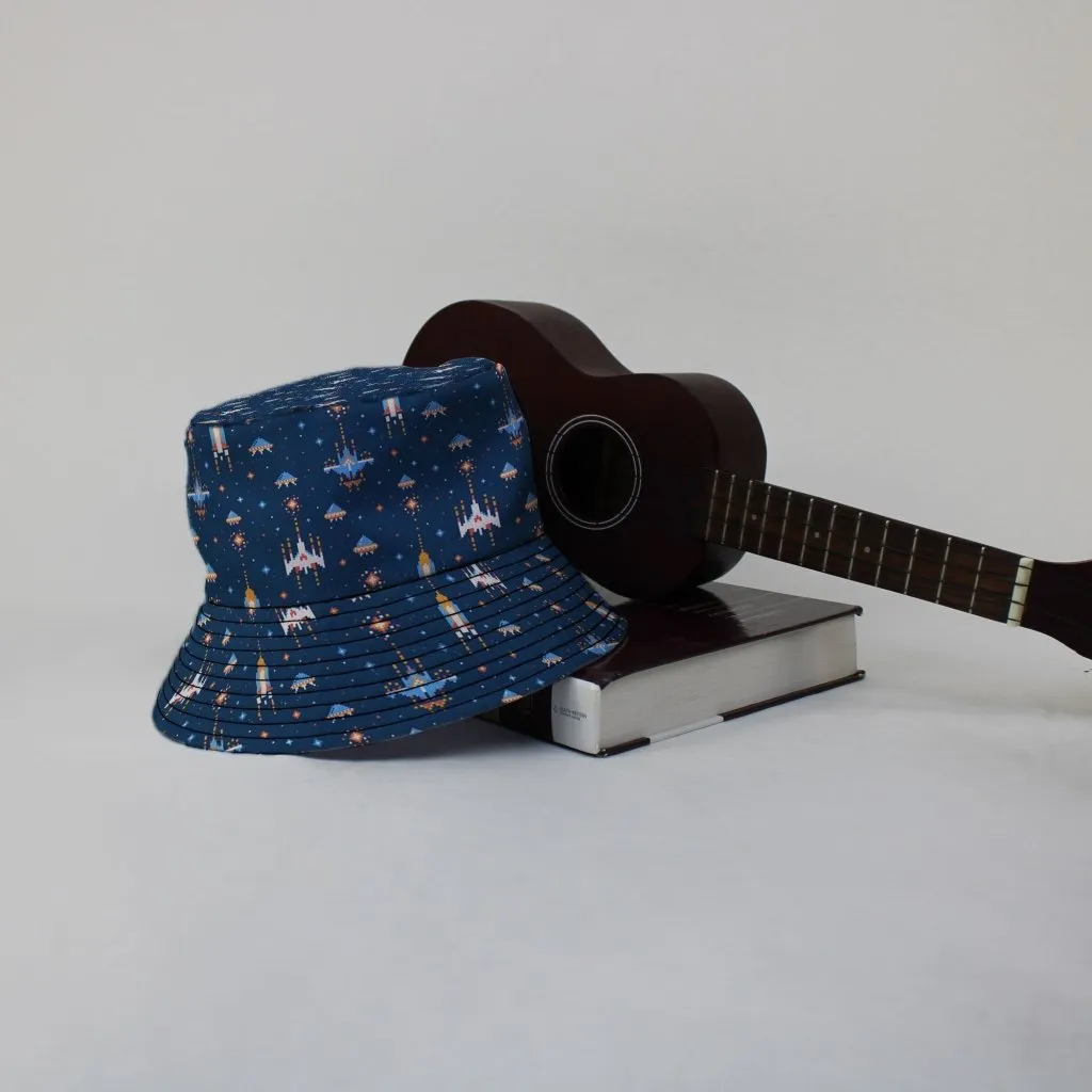 Space Retro Arcade Bucket Hat