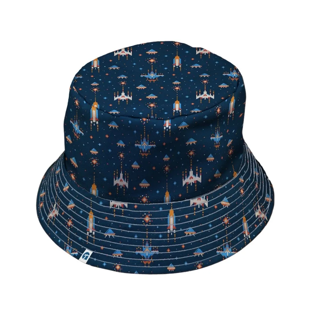 Space Retro Arcade Bucket Hat