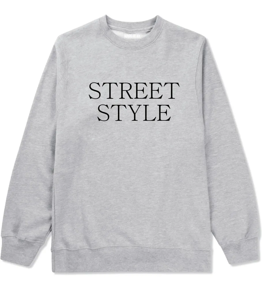 Street Style Photography Crewneck Sweatshirt