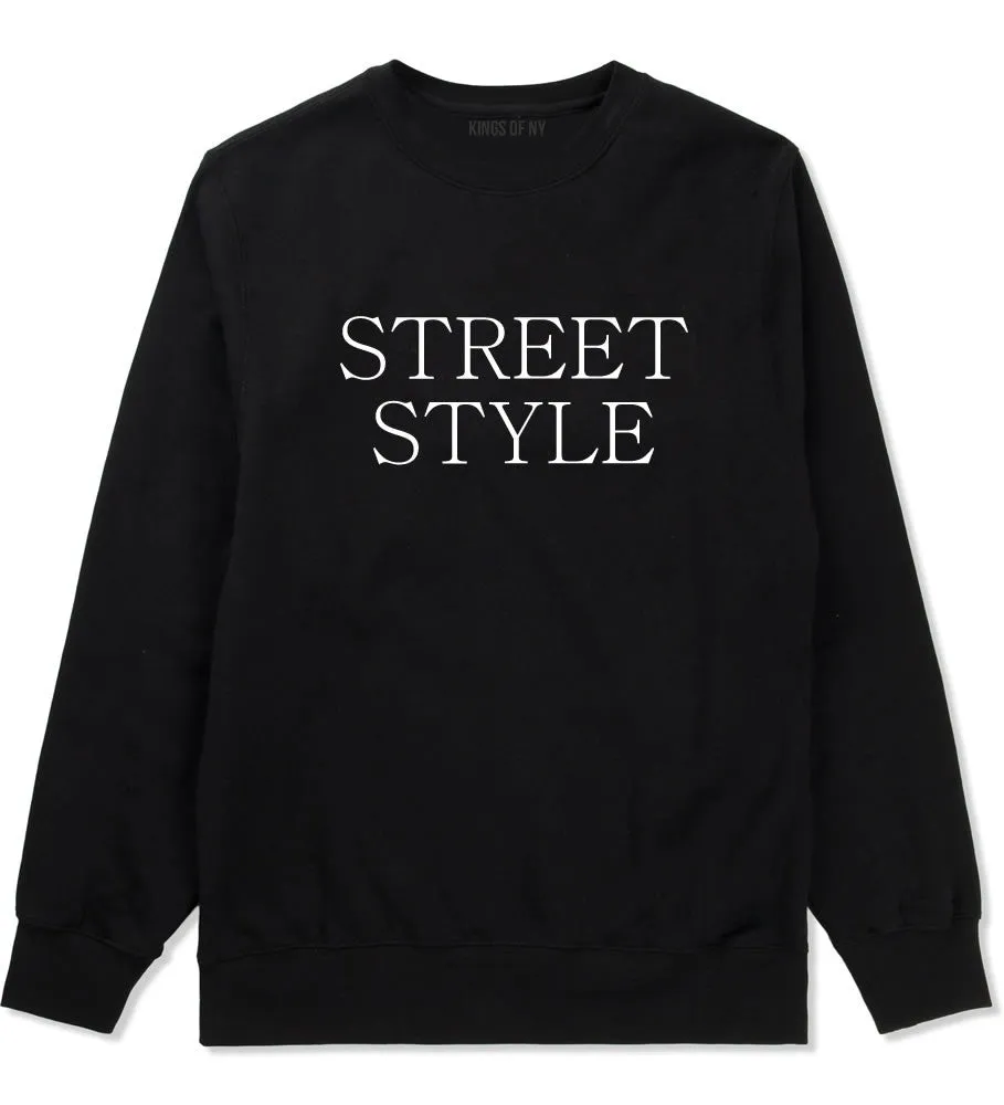 Street Style Photography Crewneck Sweatshirt