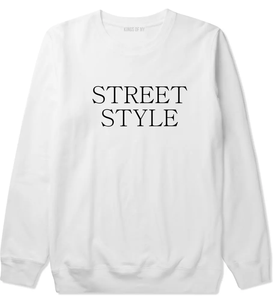 Street Style Photography Crewneck Sweatshirt