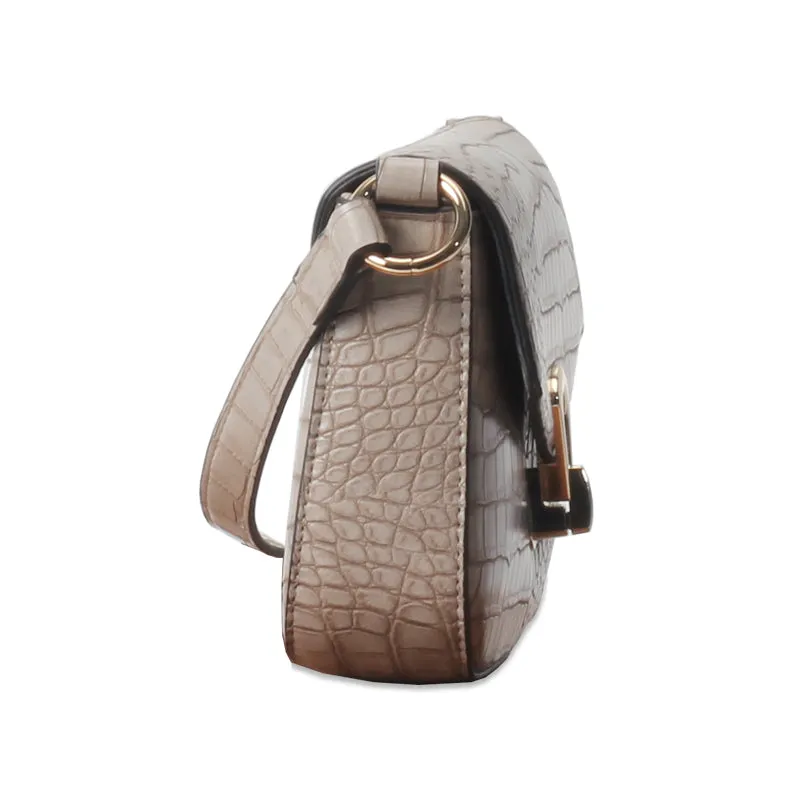 Textured Embossed Sling Bag