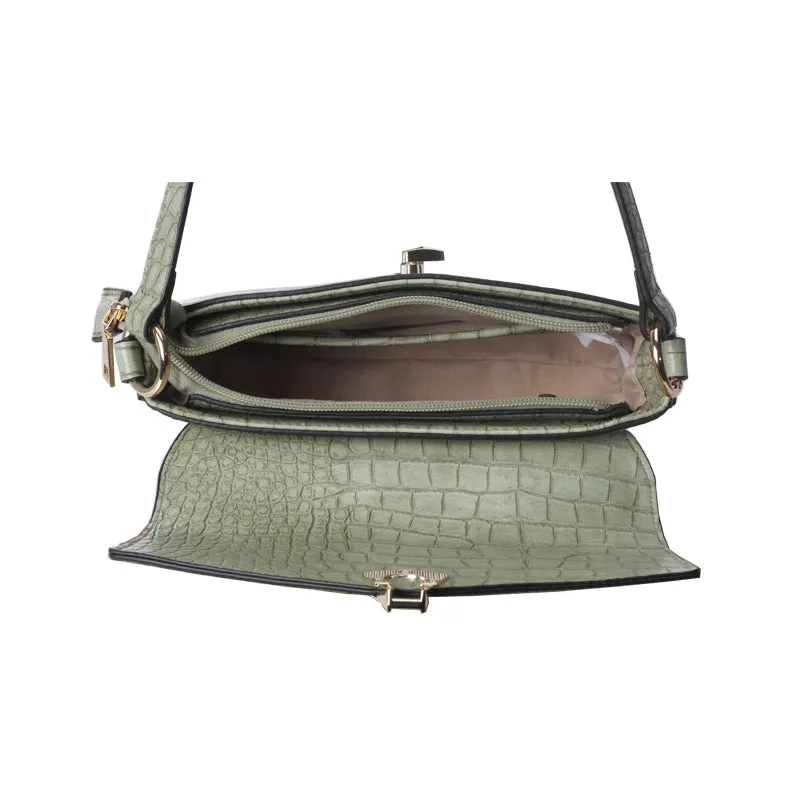 Textured Embossed Sling Bag