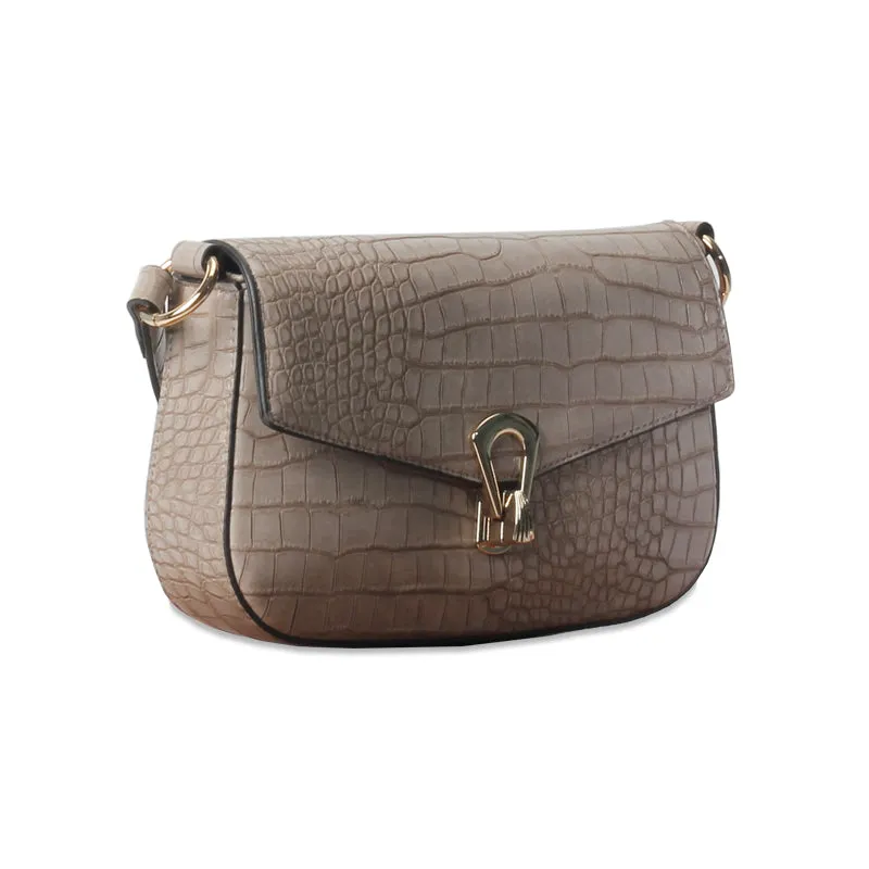 Textured Embossed Sling Bag