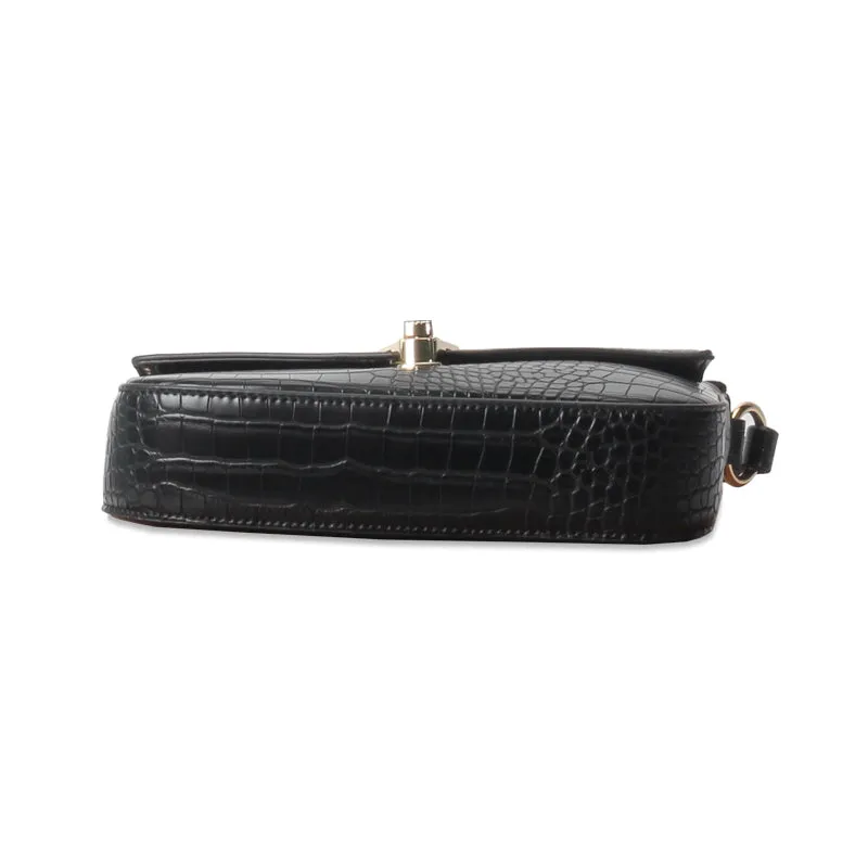 Textured Embossed Sling Bag