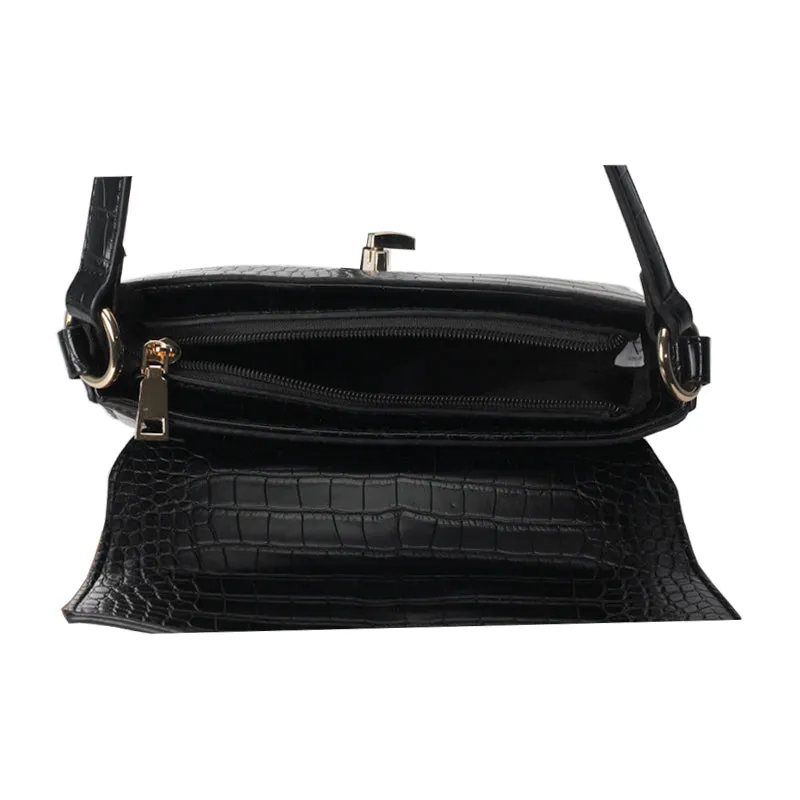 Textured Embossed Sling Bag