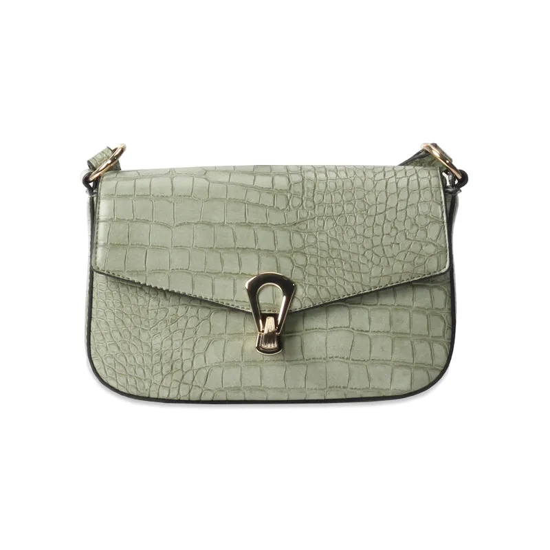 Textured Embossed Sling Bag