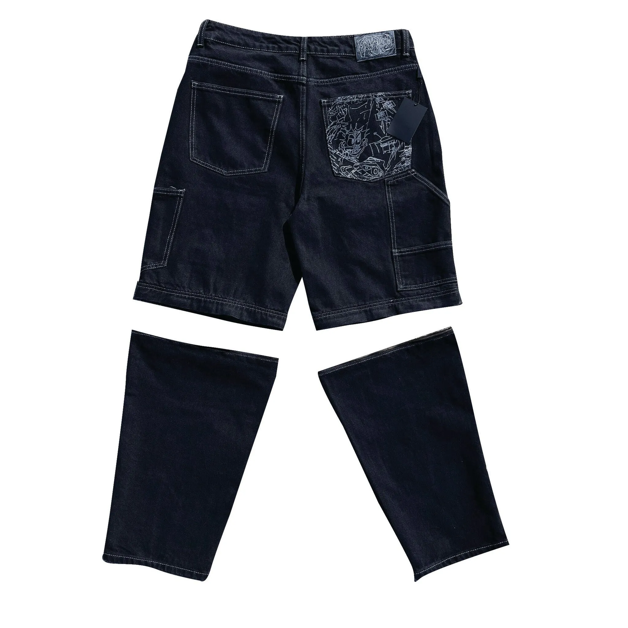 Transformer Jeans/Shorts - Black