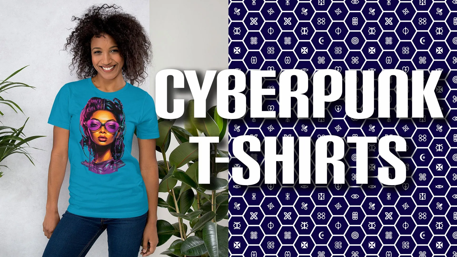 Unleash Your Inner Cyber Punk with Women's Cyber Punk T-Shirts 004