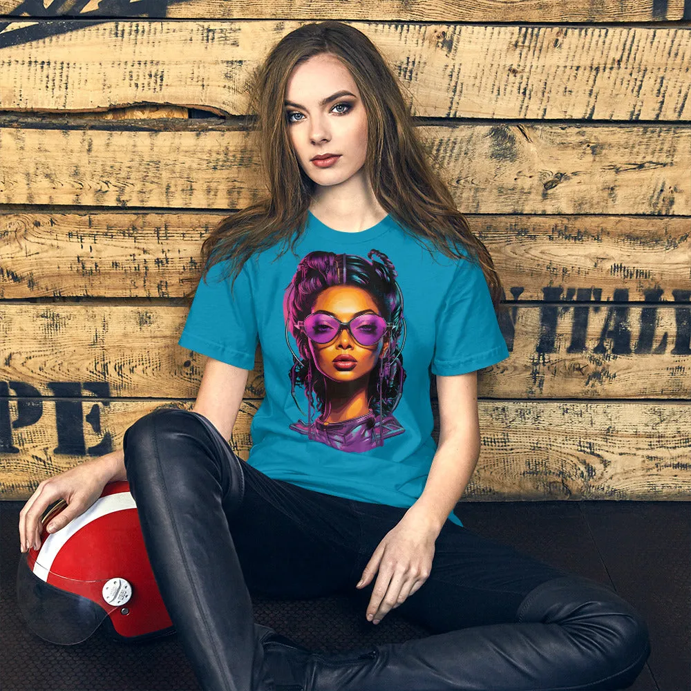 Unleash Your Inner Cyber Punk with Women's Cyber Punk T-Shirts 004