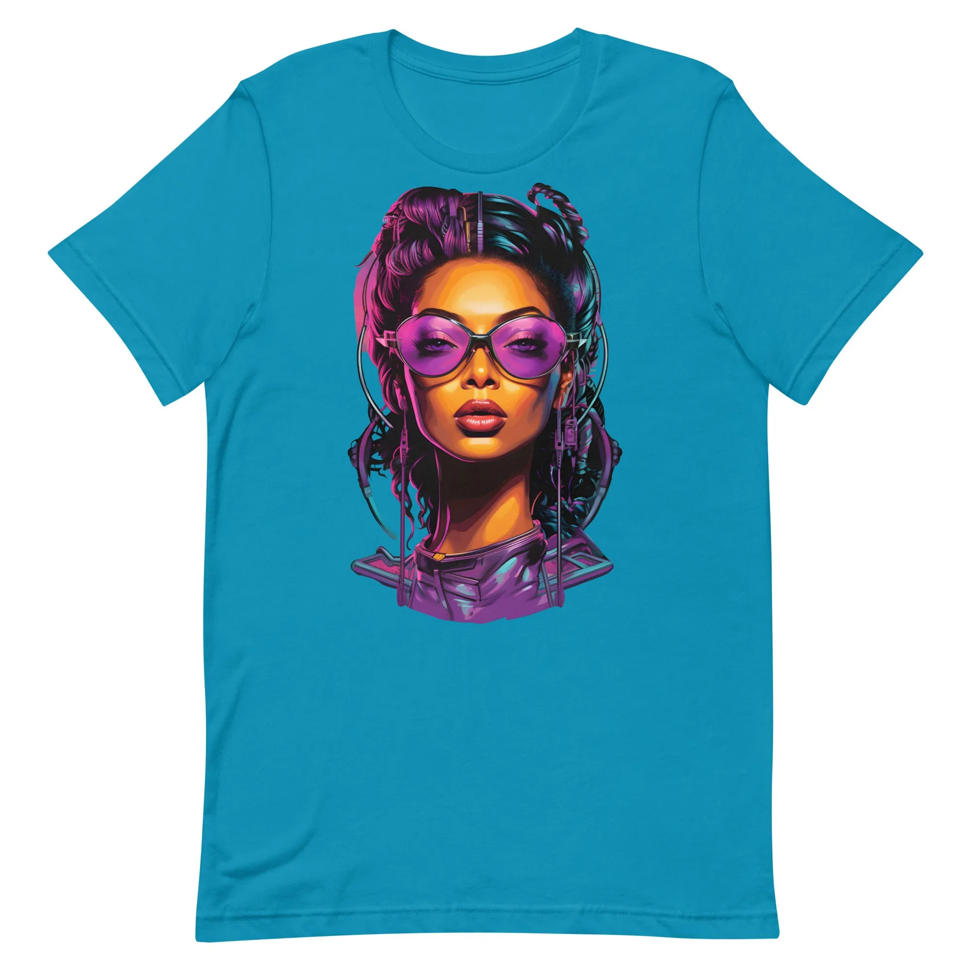 Unleash Your Inner Cyber Punk with Women's Cyber Punk T-Shirts 004