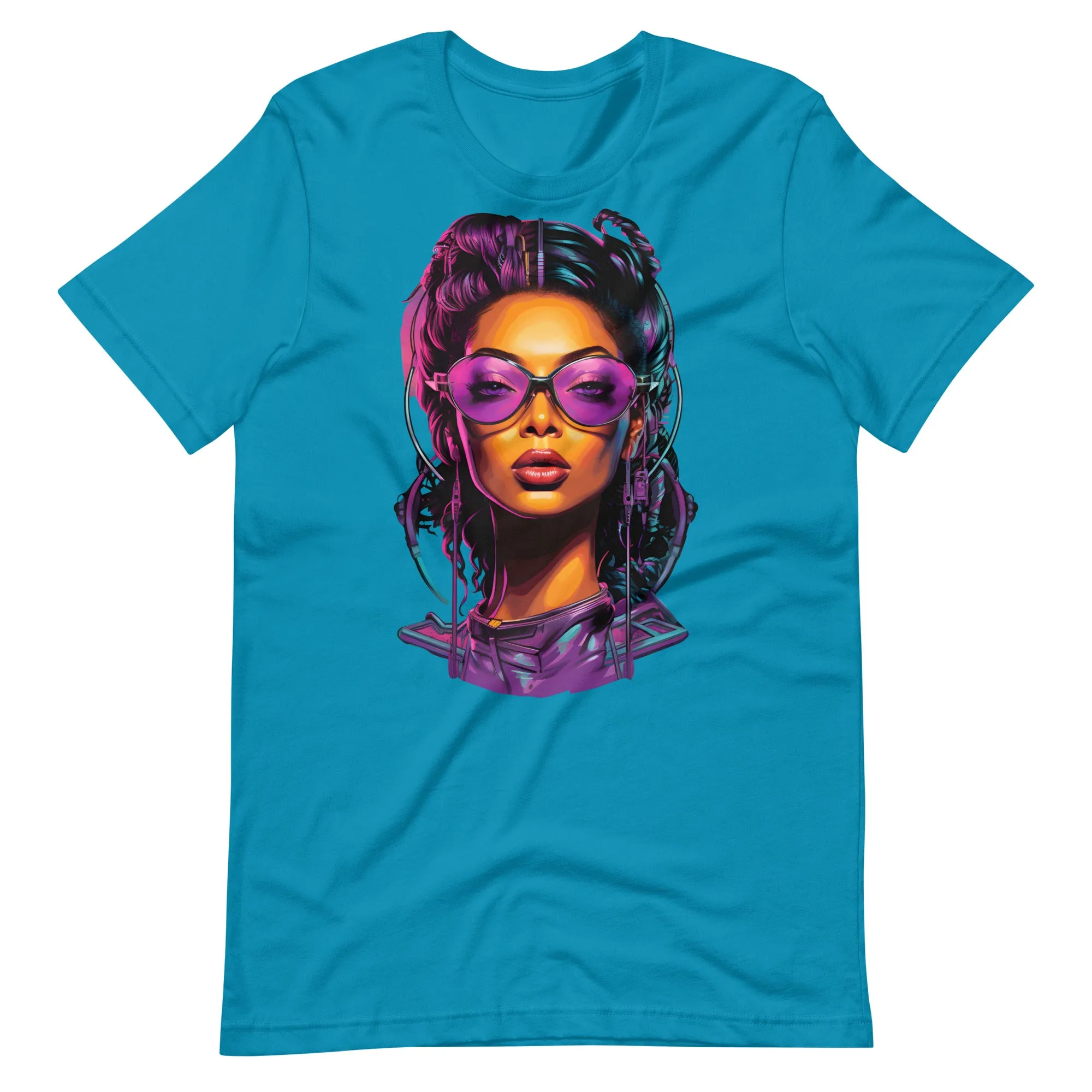 Unleash Your Inner Cyber Punk with Women's Cyber Punk T-Shirts 004