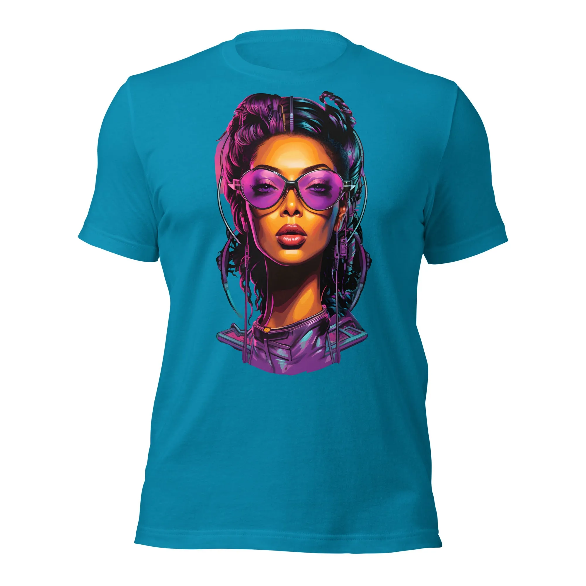 Unleash Your Inner Cyber Punk with Women's Cyber Punk T-Shirts 004