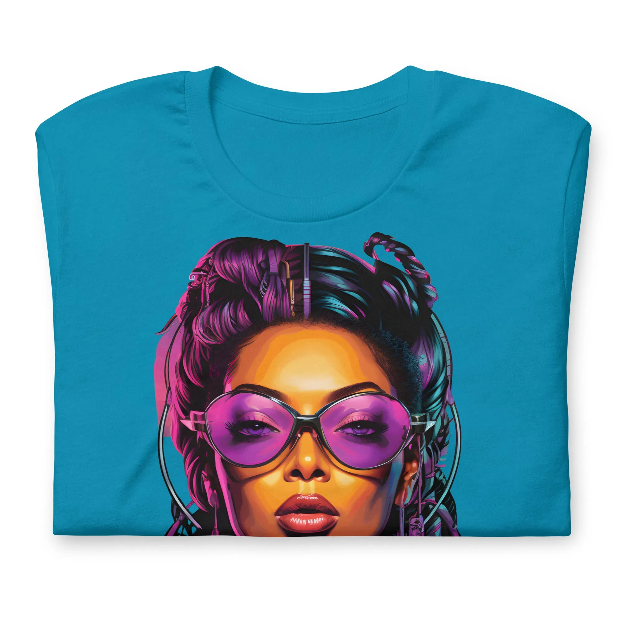 Unleash Your Inner Cyber Punk with Women's Cyber Punk T-Shirts 004