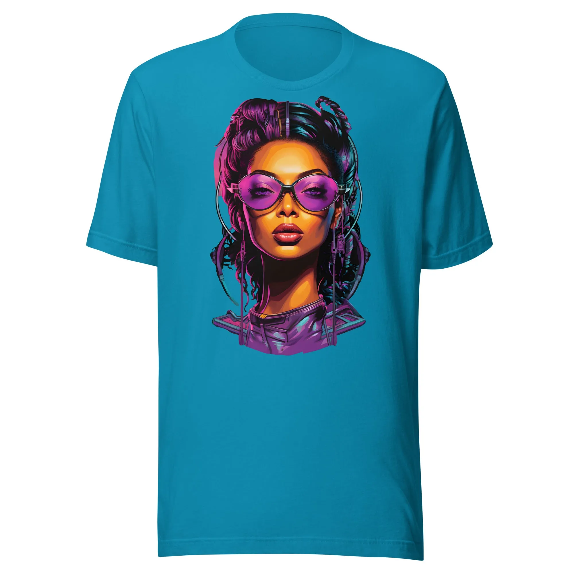 Unleash Your Inner Cyber Punk with Women's Cyber Punk T-Shirts 004