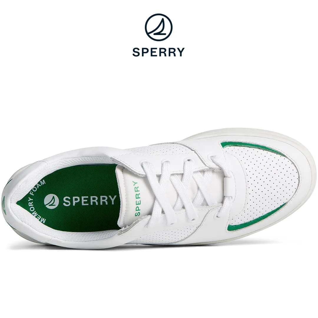 Women's SeaCycled™ Kona Sneaker White/Green (STS89101)