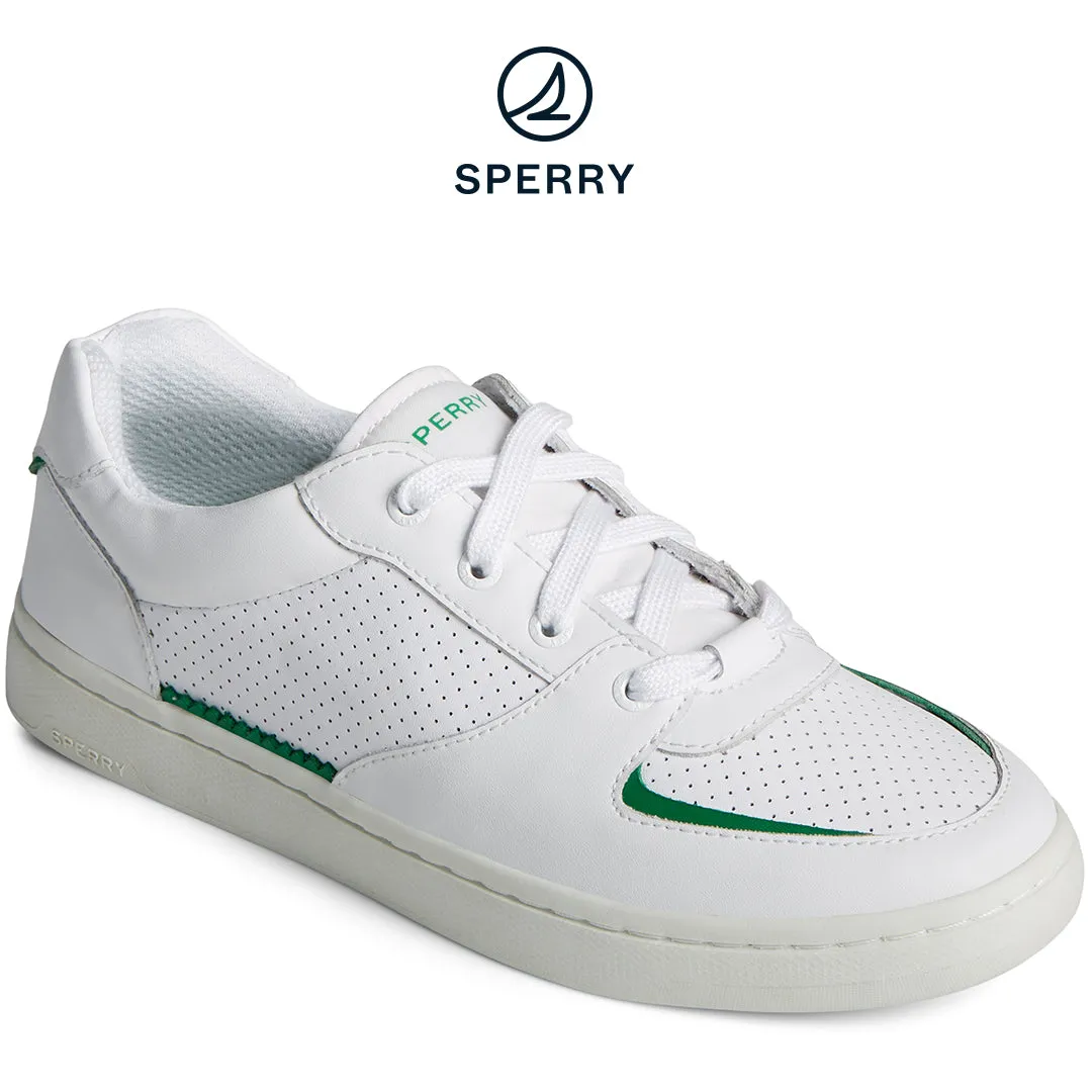 Women's SeaCycled™ Kona Sneaker White/Green (STS89101)