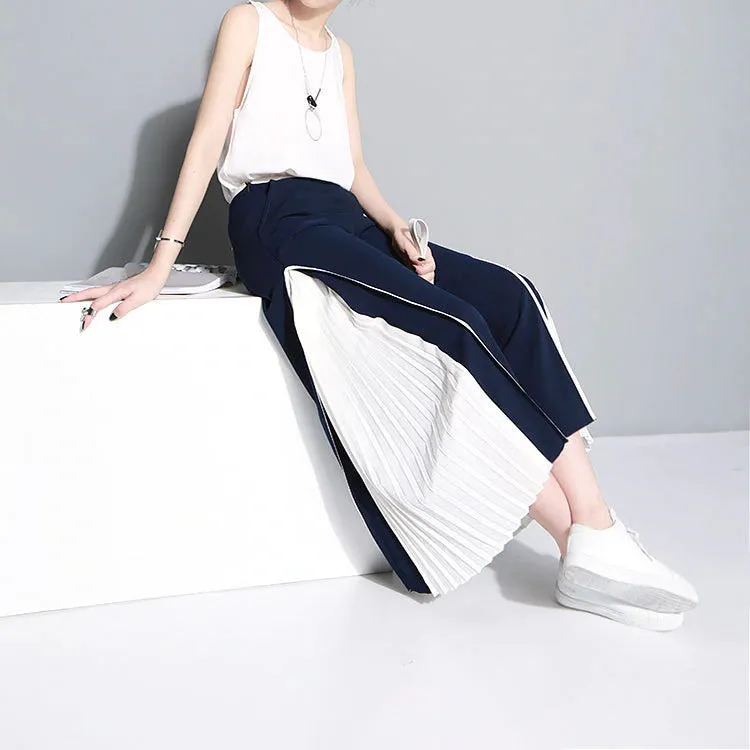 Women's Spring High-Waist Loose Long Pants