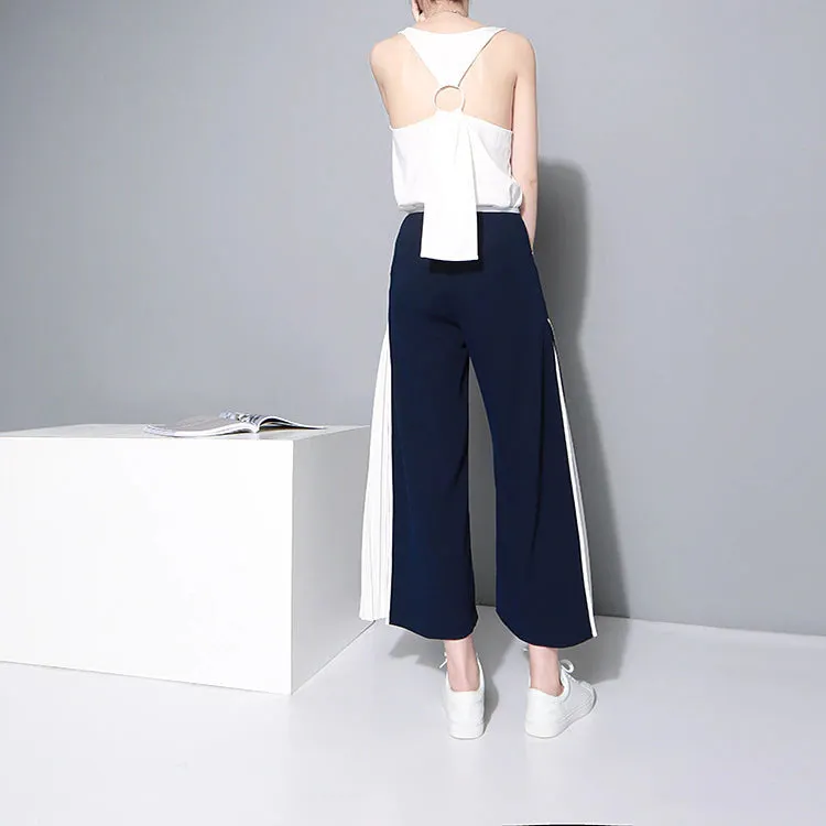 Women's Spring High-Waist Loose Long Pants