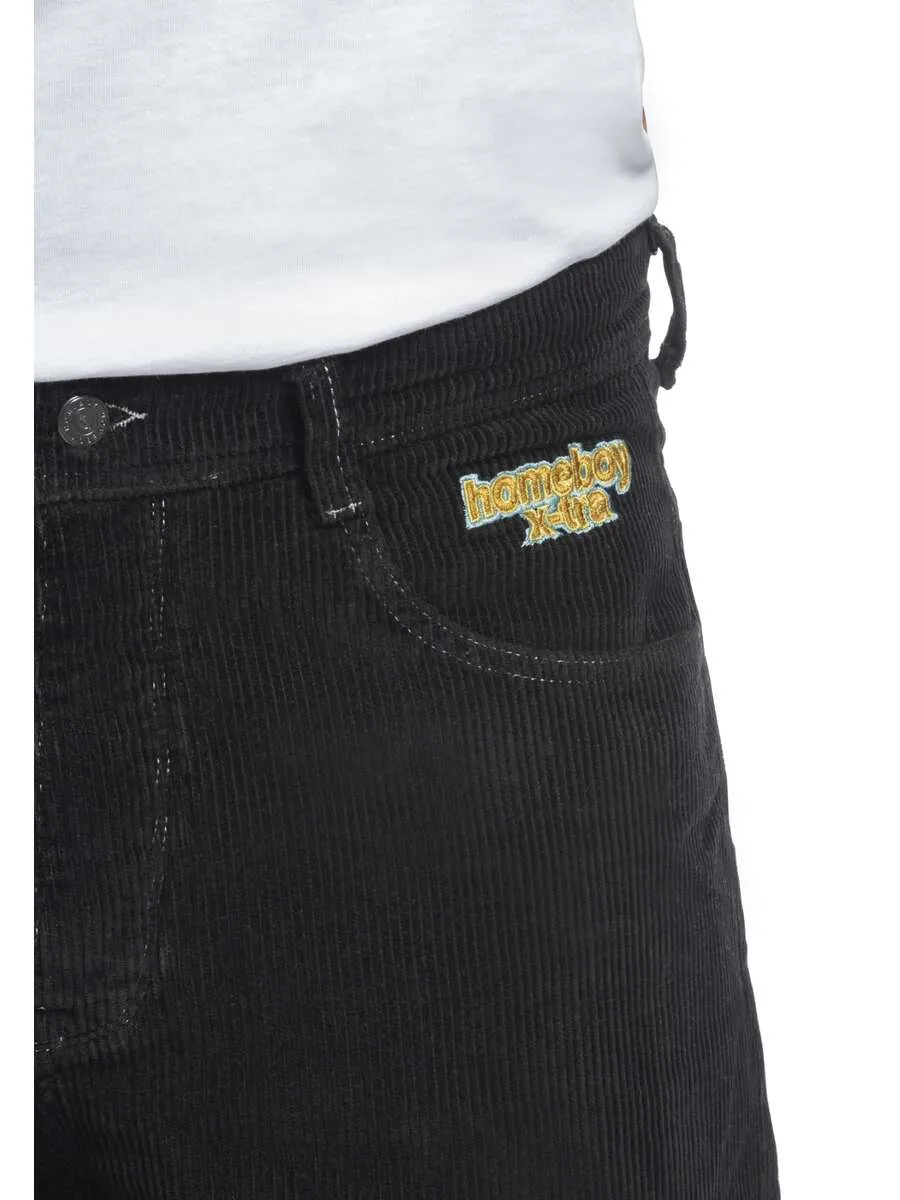 X-Tra Baggy Cord Pants Black