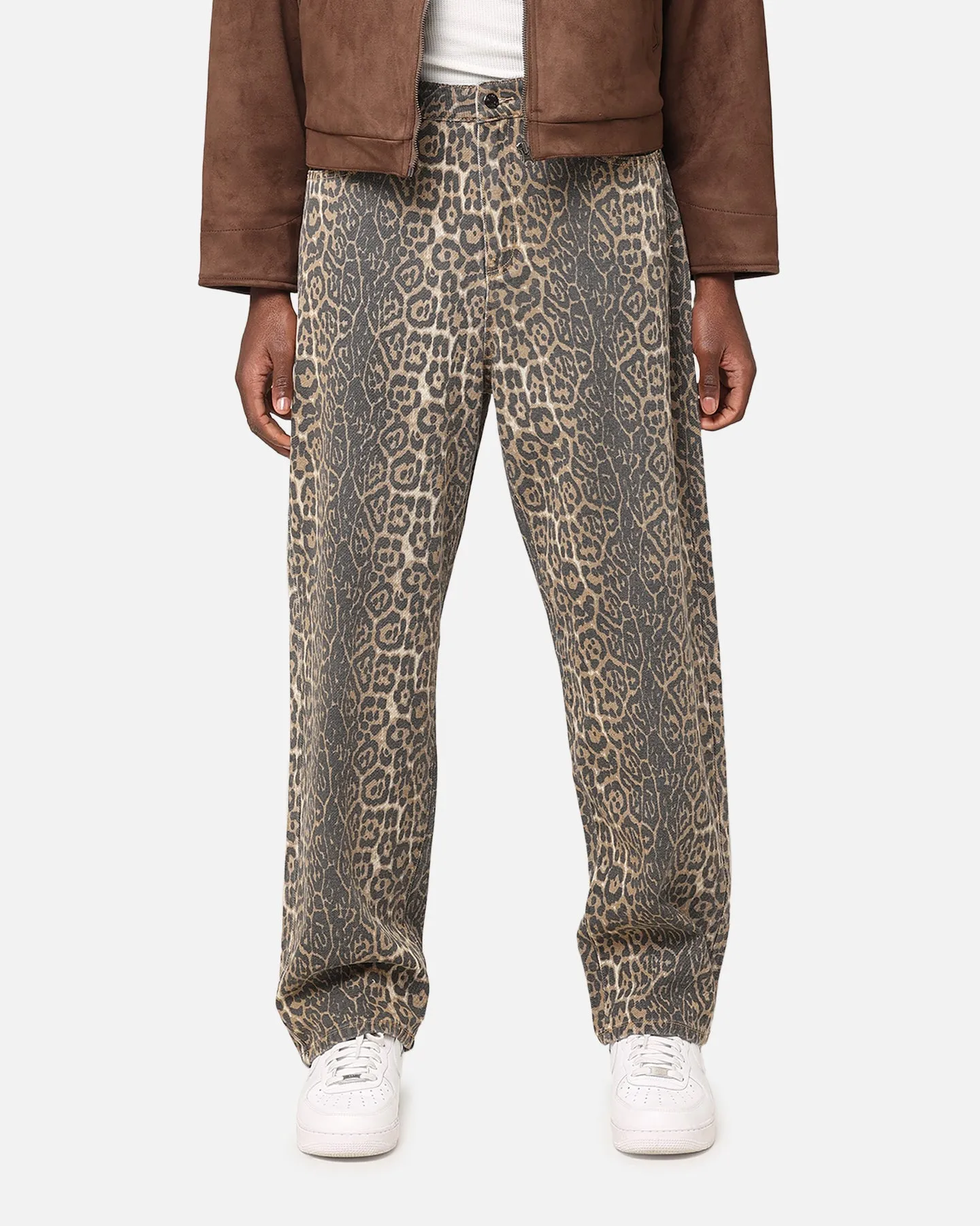 XXIII Leopard Baggy Jeans Leopard