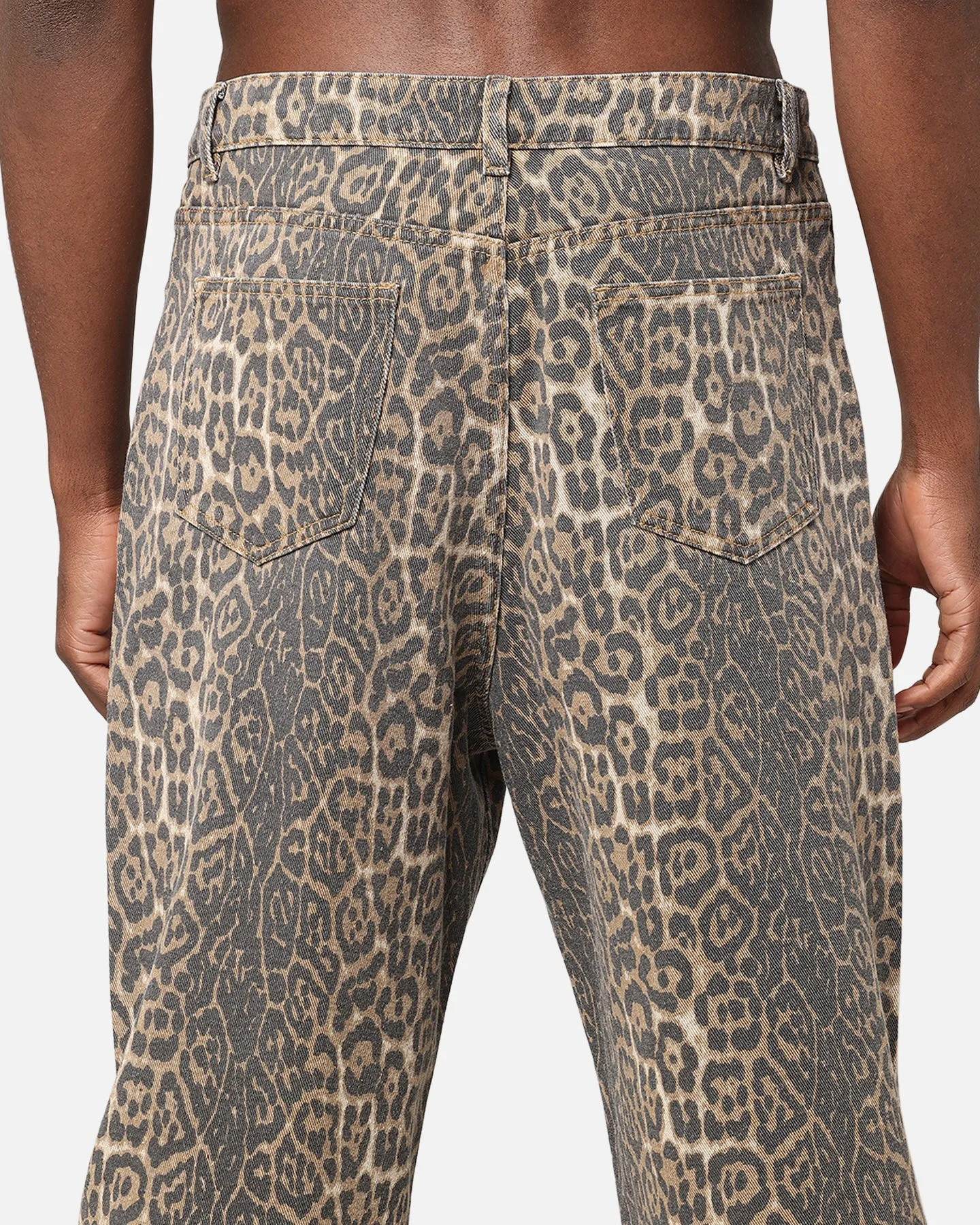 XXIII Leopard Baggy Jeans Leopard